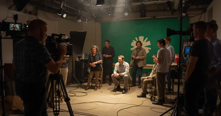Crew Between Takes