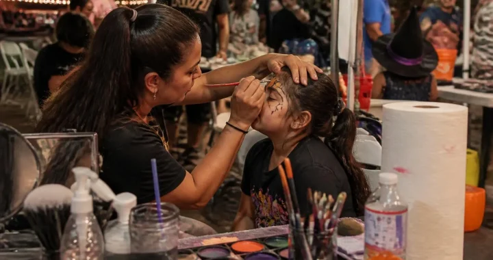 Halloween face painting