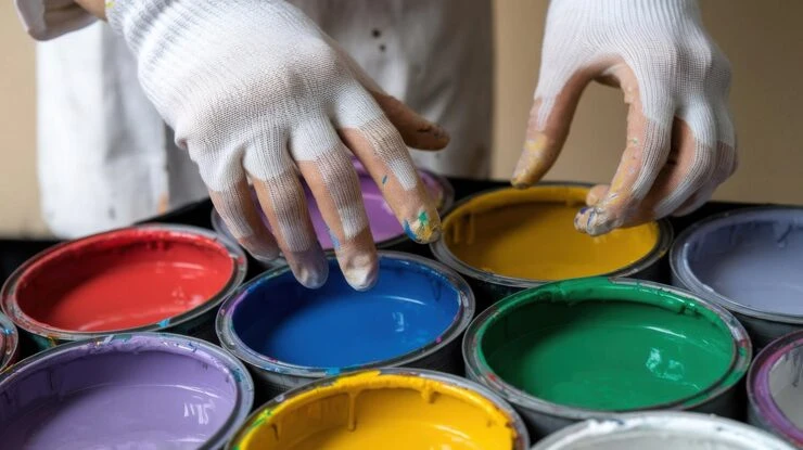 Painting Trends Through Color Mixing